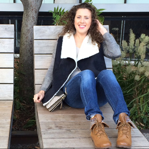 壟SALE壟Design History Draped Faux Suede/Wool/Knit - Picture 8 of 8